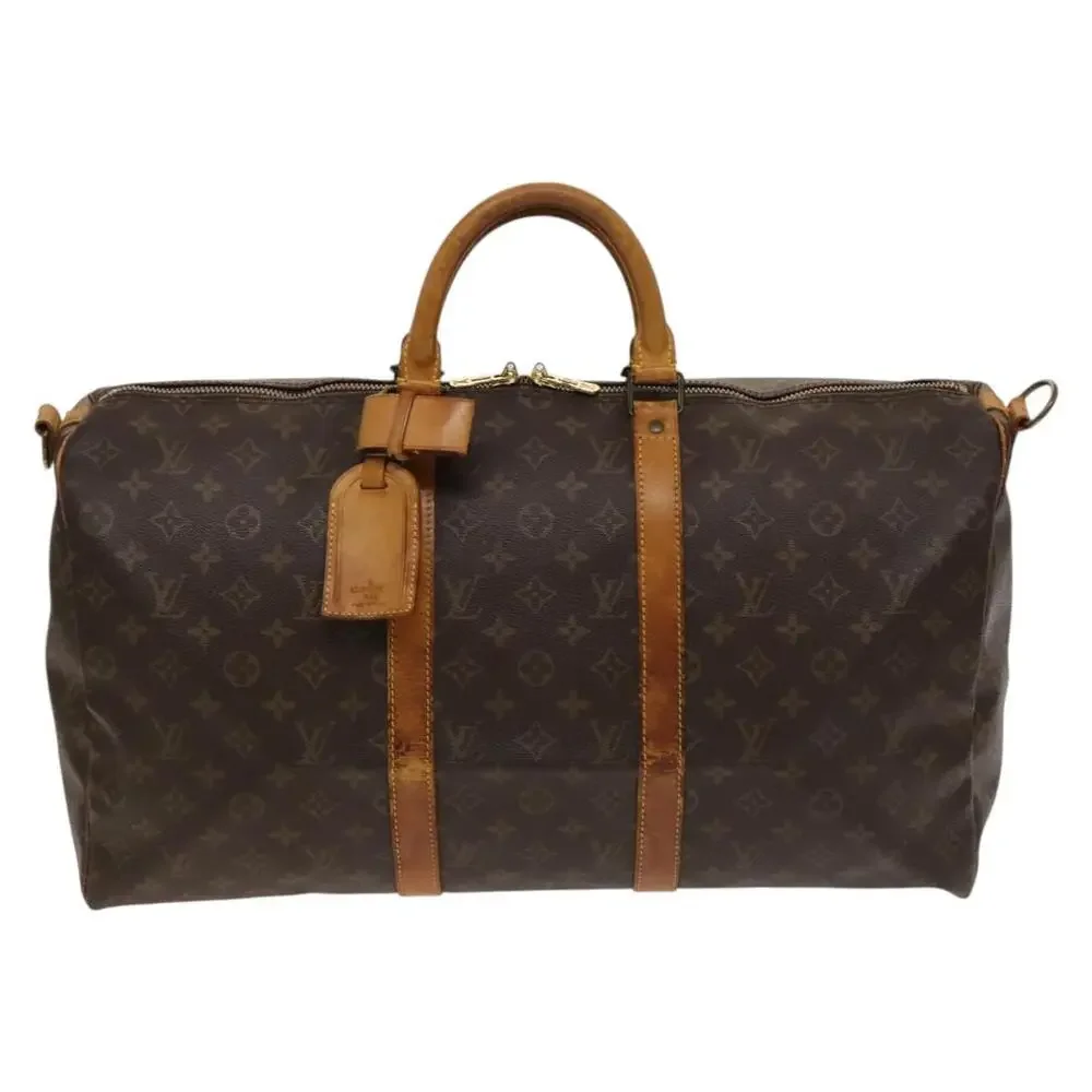 LOUIS VUITTON Monogram Keepall Bandouliere 50 Boston Bag M41416